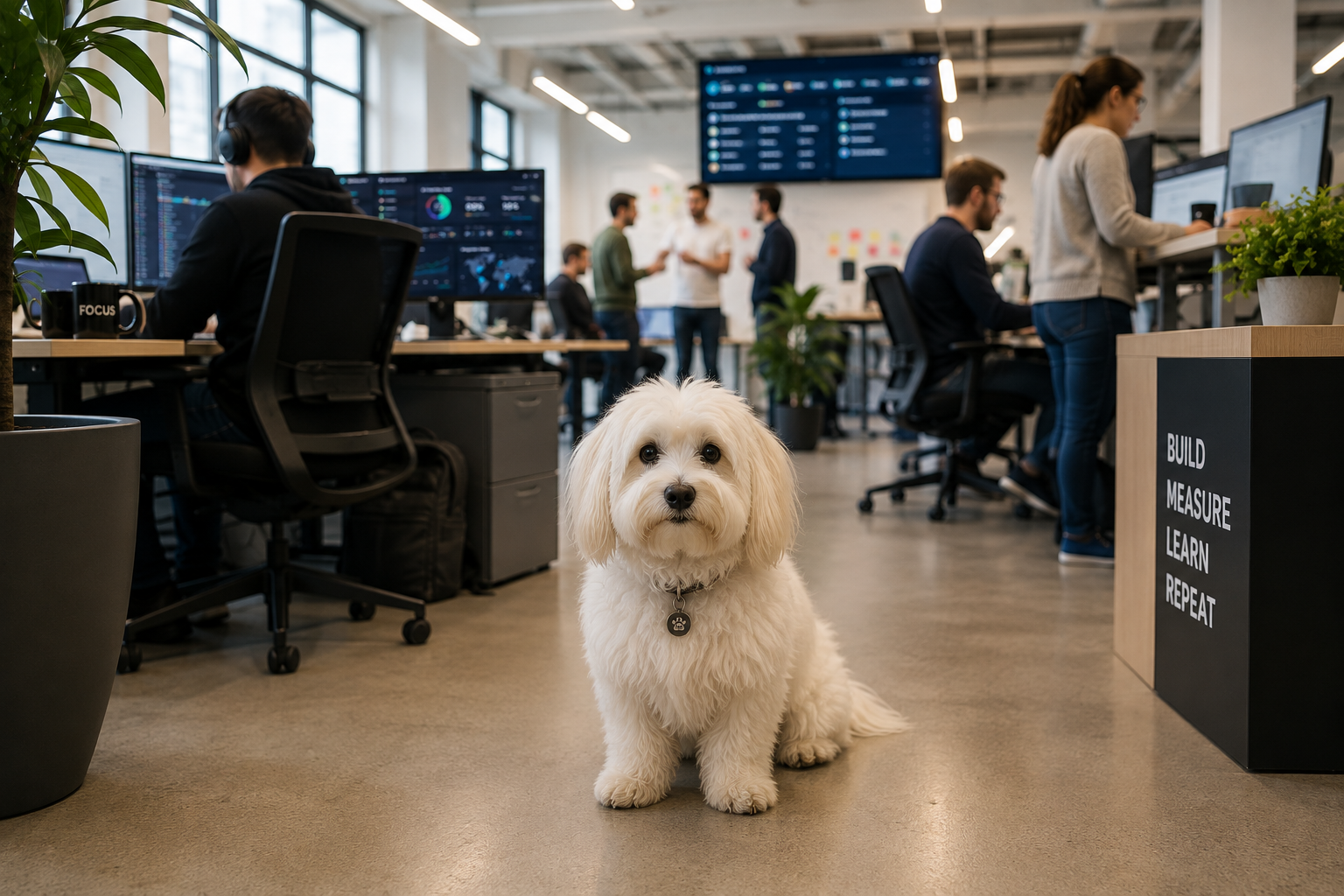 Business Profile Agent analytics team at work in the studio